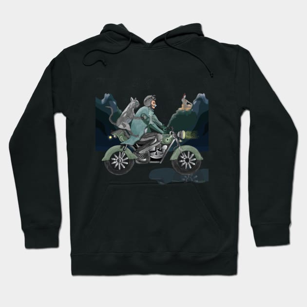 Road Trip Hoodie by ROCOCO DESIGNS